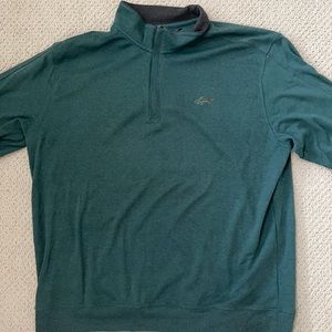 Green 1/4 Zip Sweater
